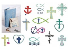 Stickserie ITH - Rosenkranztasche 